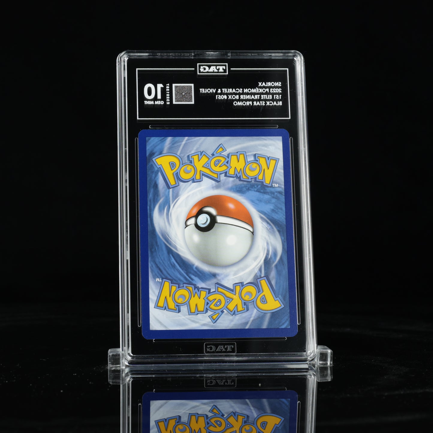 2023 Pokémon Scarlet & Violet Black Star Promos 151 Elite Trainer Box 051 Snorlax - TAG GEM MINT 10