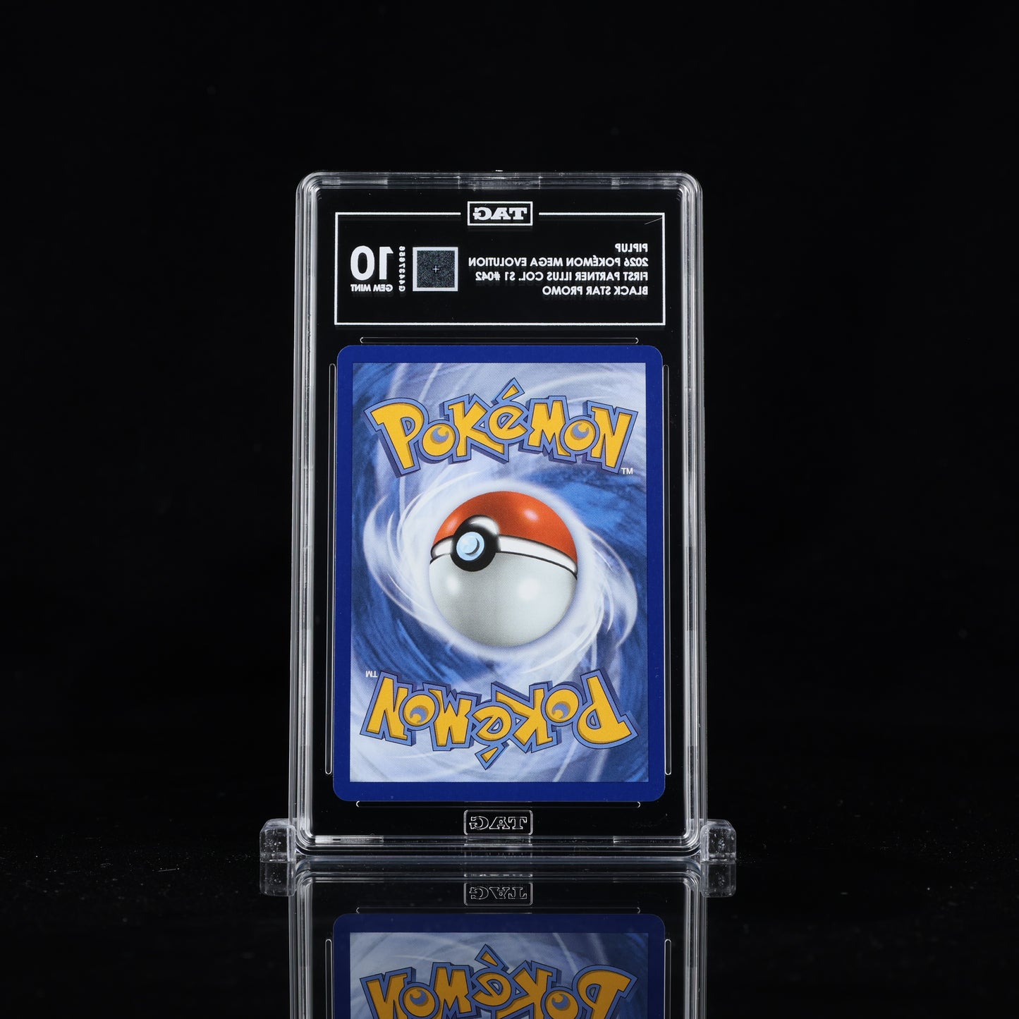 2026 Pokémon Mega Evolution Black Star Promos #042 Piplup - TAG 10 GEM MINT