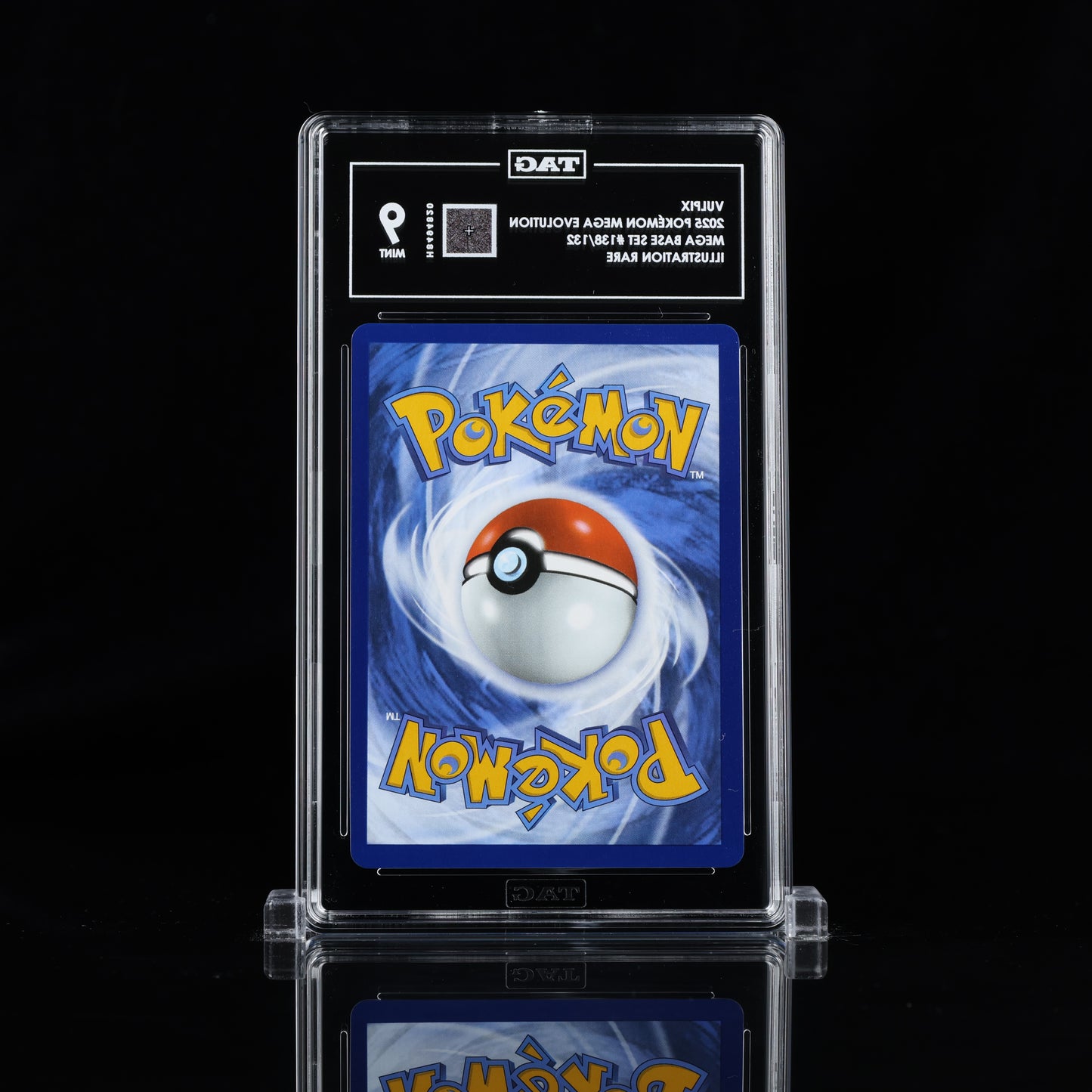 2025 Pokémon Mega Evolution #138/132 Vulpix - TAG 9 MINT