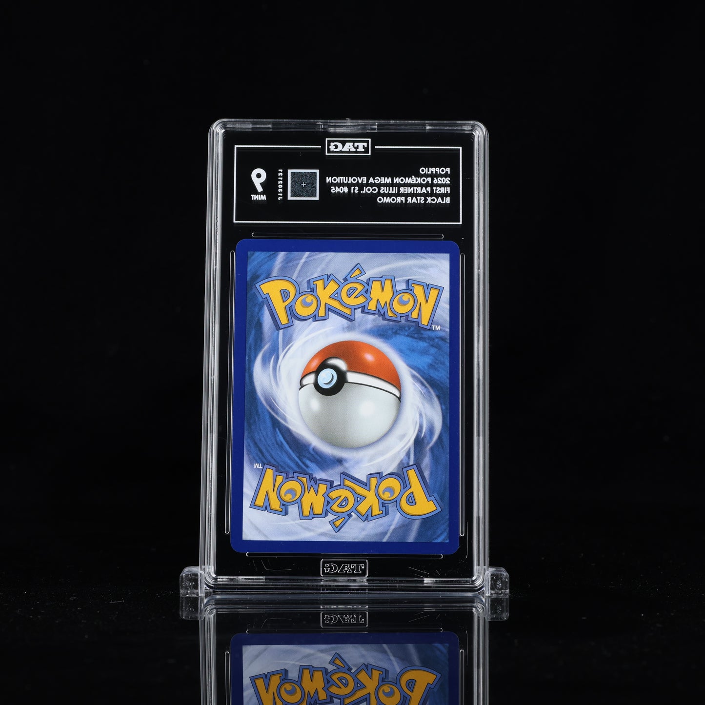 2026 Pokémon Mega Evolution Black Star Promos #045 Popplio - TAG 9 MINT