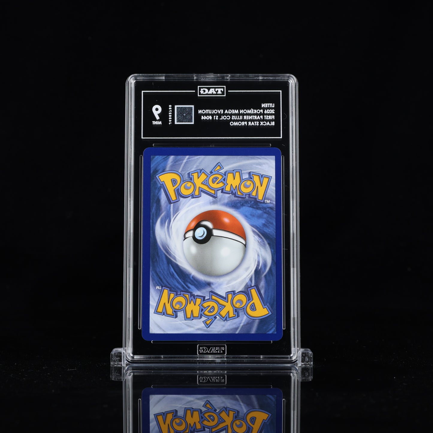 2026 Pokémon Mega Evolution Black Star Promos #044 Litten - TAG 9 MINT