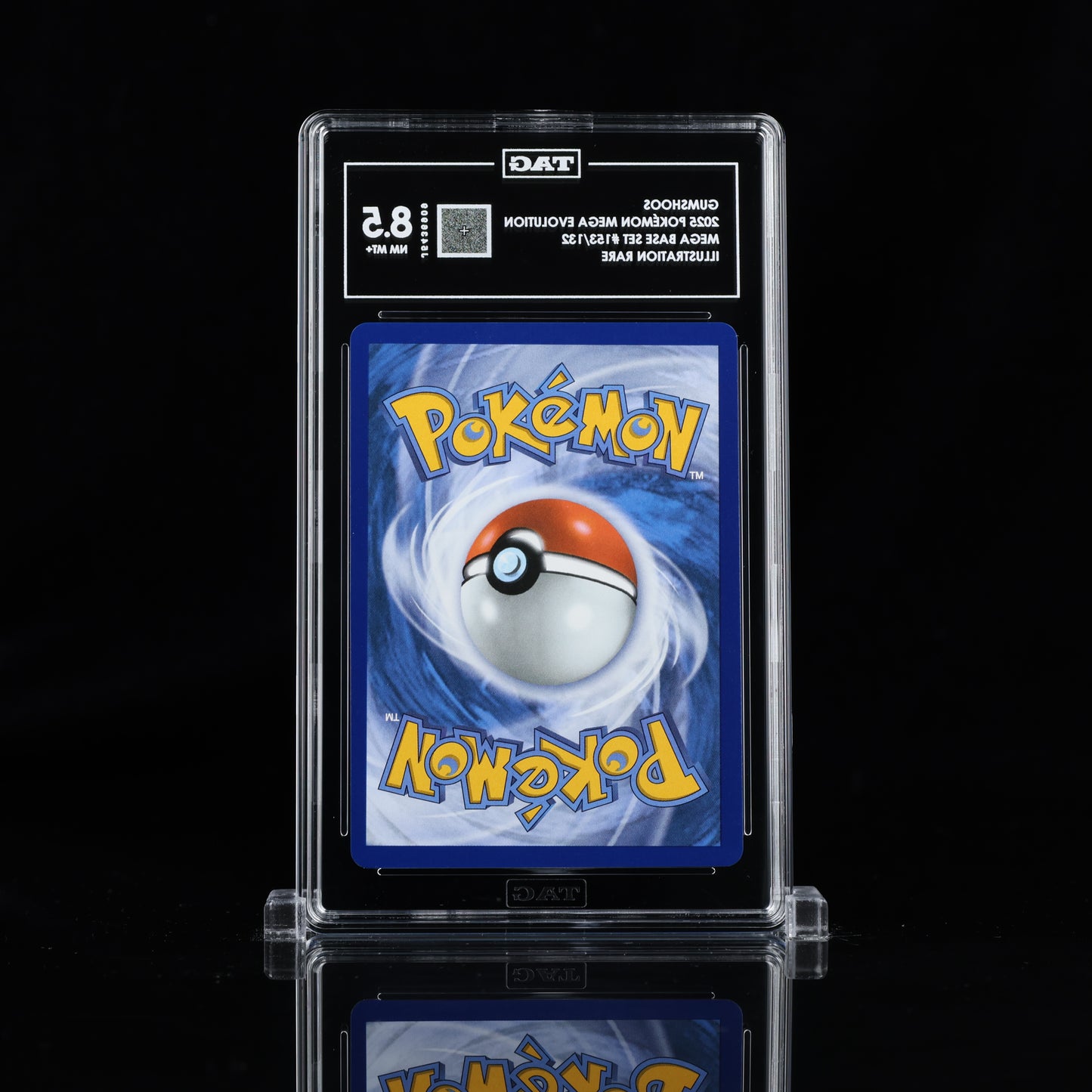 2025 Pokémon Mega Evolution #153/132 Gumshoos - TAG 8.5 NM MT+