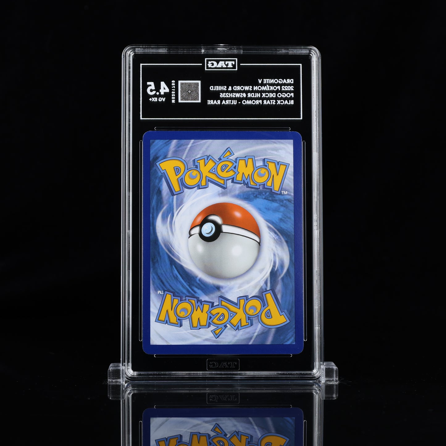 2022 Pokémon Sword & Shield Black Star Promos #SWSH235 Dragonite V - TAG 4.5 VG EX+