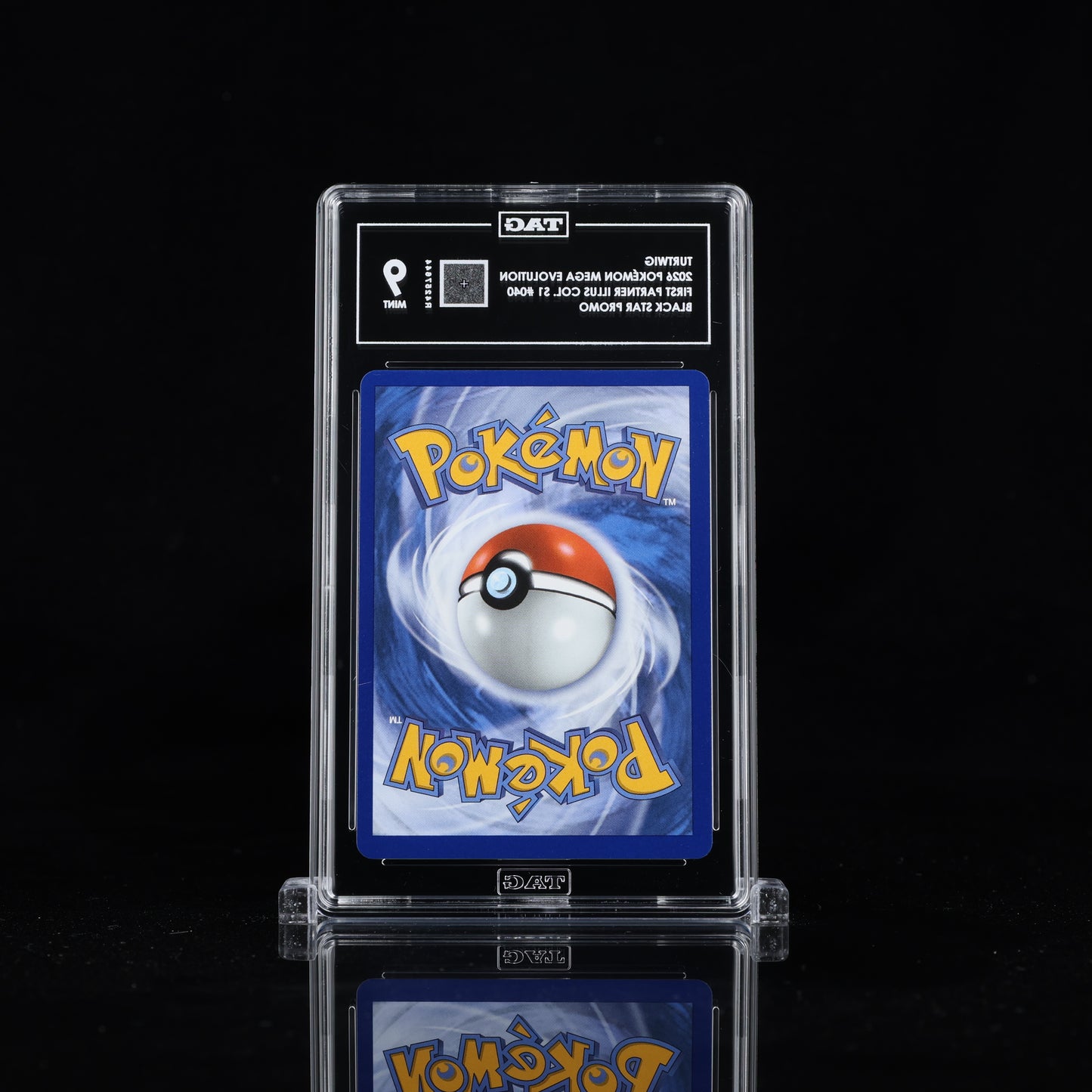 2026 Pokémon Mega Evolution Black Star Promos #040 Turtwig - TAG 9 MINT