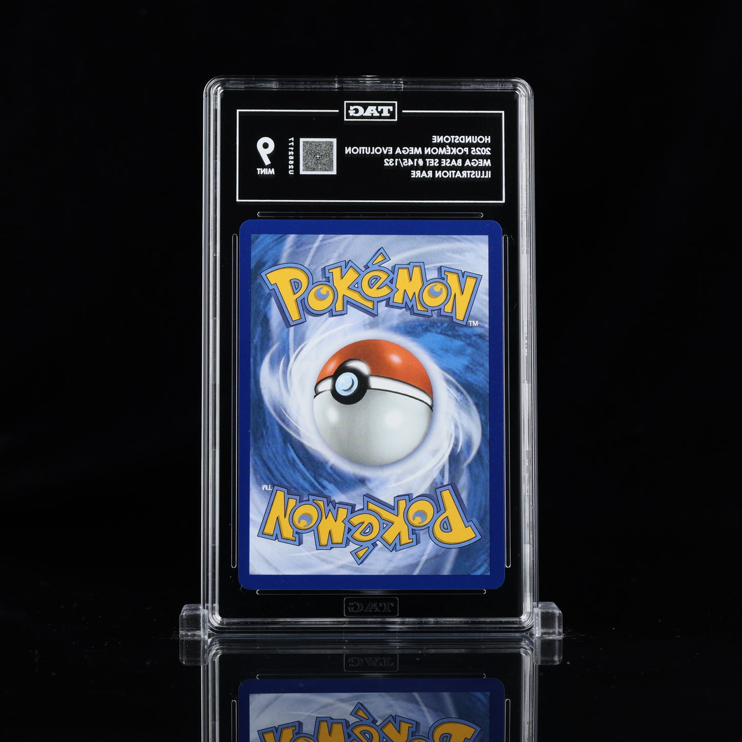 2025 Pokémon Mega Evolution #145/132 Houndstone - TAG 9 MINT