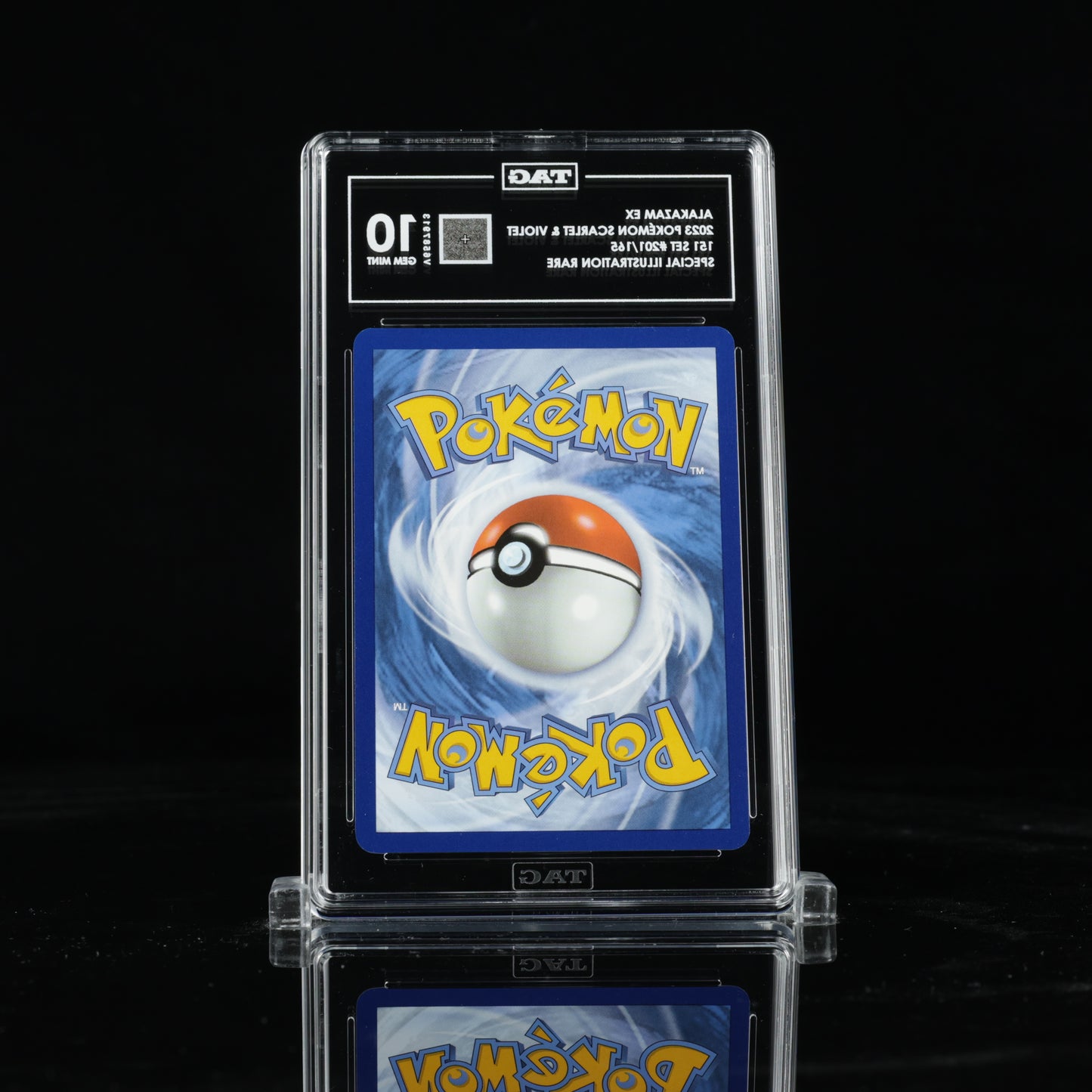 2023 Pokémon Scarlet & Violet 151 201/165 Alakazam ex Special Illustration Rare - TAG GEM MINT 10