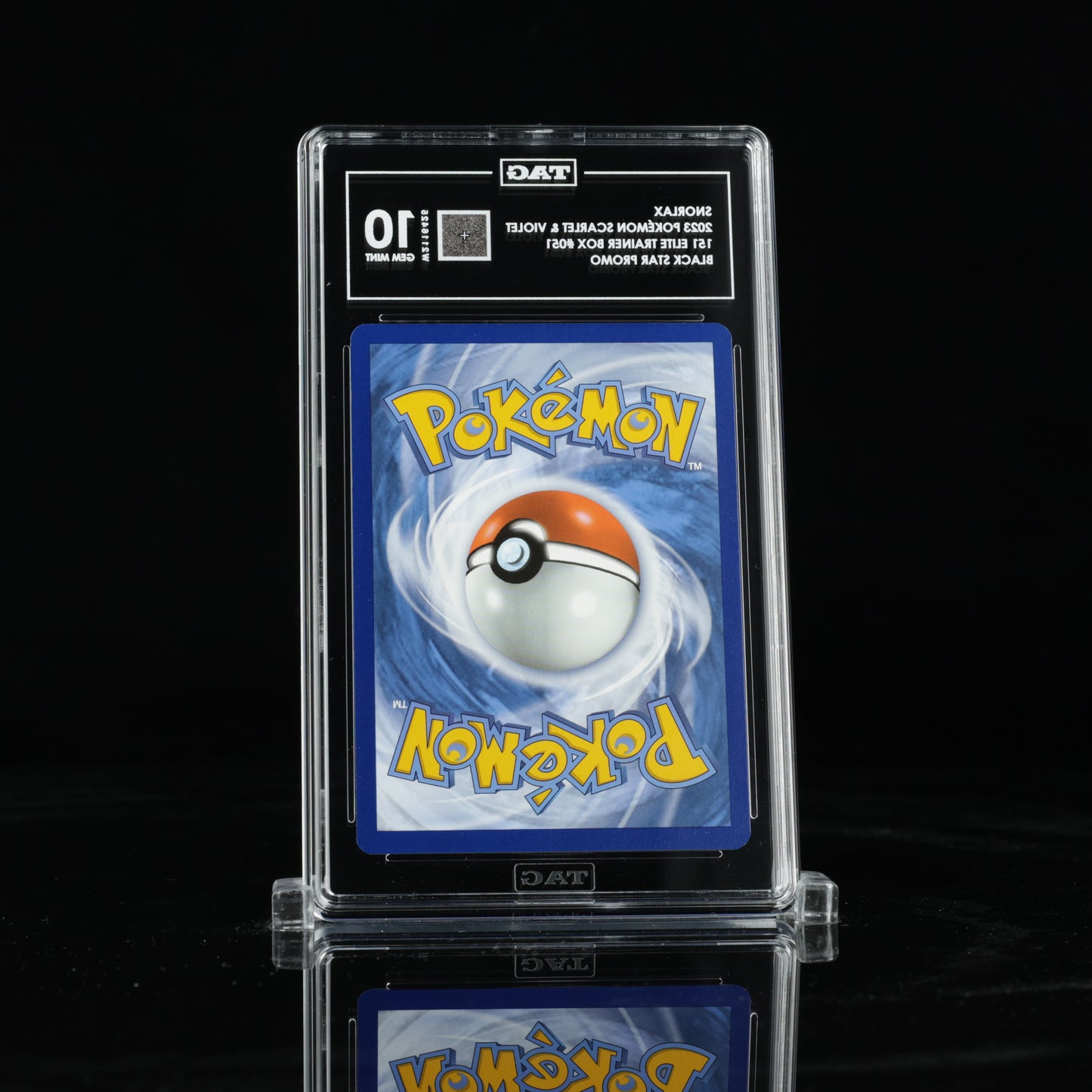 2023 Pokémon Scarlet & Violet Black Star Promos 151 Elite Trainer Box 051 Snorlax - TAG GEM MINT 10
