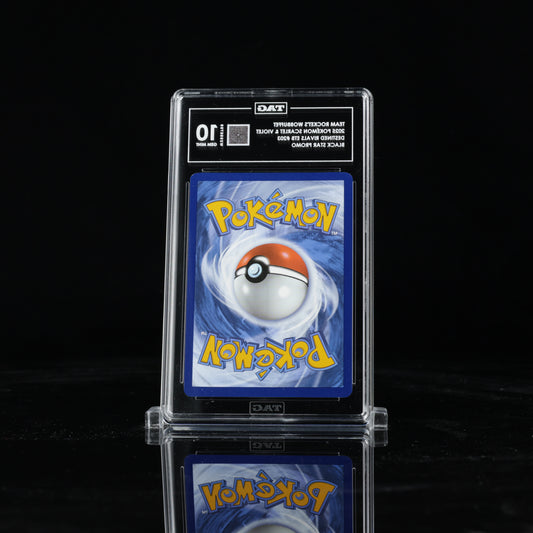 2025 Pokémon Scarlet & Violet Black Star Promos Destined Rivals Elite Trainer Box 203 Team Rocket's Wobbuffet Holo - TAG GEM MINT 10