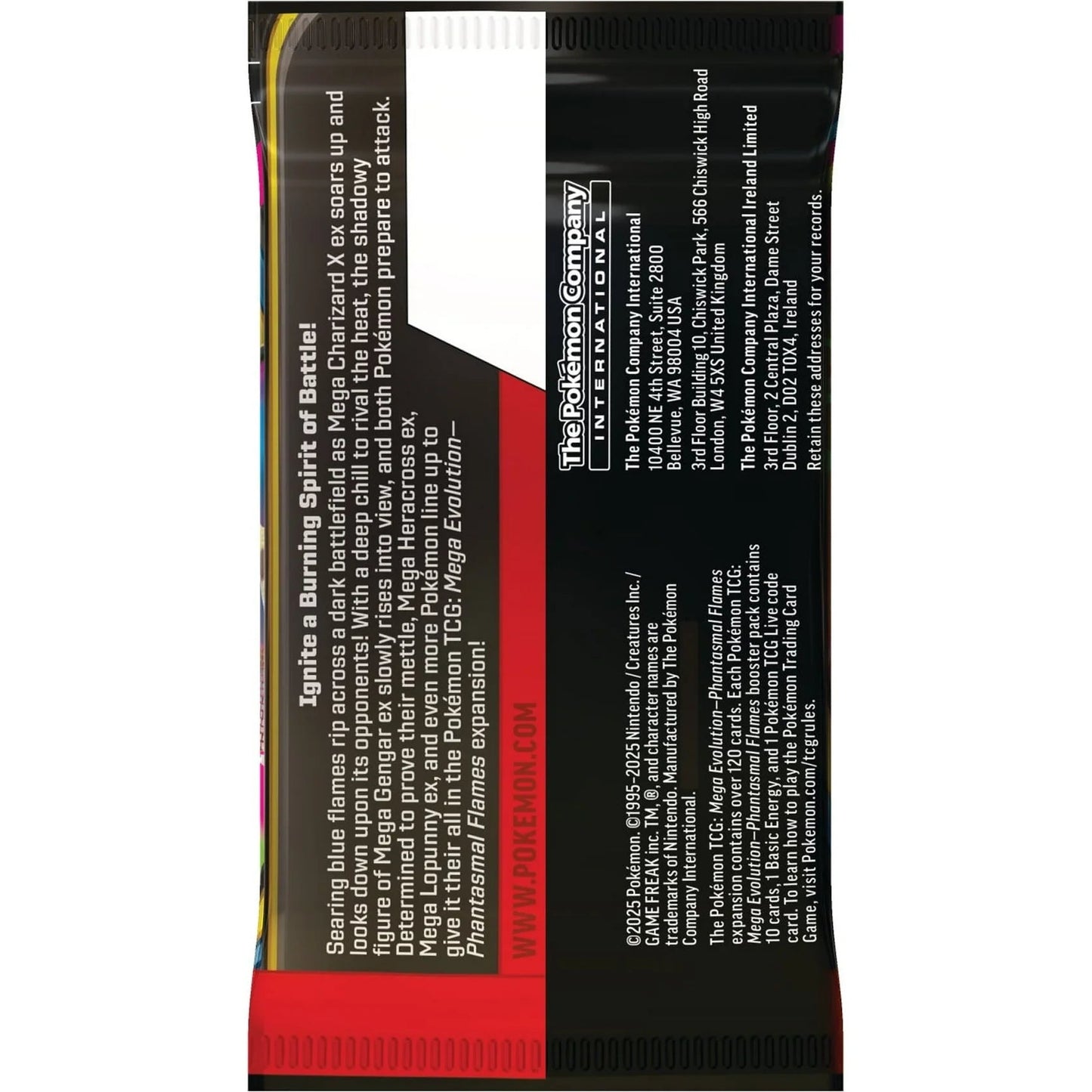 Phantasmal Flames Pokemon Booster Pack (1 Pack)