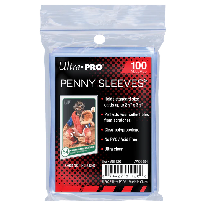 Ultra Pro - 100ct PENNY SLEEVES® 2.5" x 3.5" Soft Trading Card Protectors