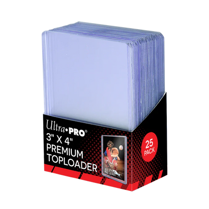 Ultra Pro - 3" x 4" Ultra Clear Premium TOPLOADER® Sleeves (25ct)