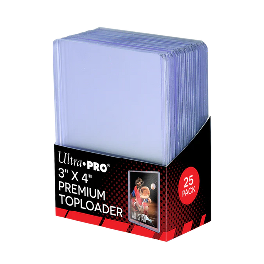 Ultra Pro - 3" x 4" Ultra Clear Premium TOPLOADER® Sleeves (25ct)