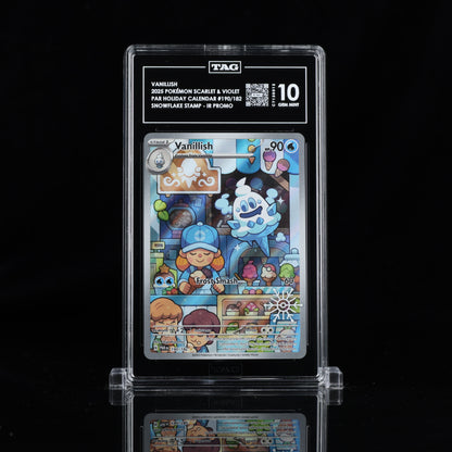 2025 Pokémon Scarlet & Violet Promos #190/182 Vanillish - TAG 10 GEM MINT