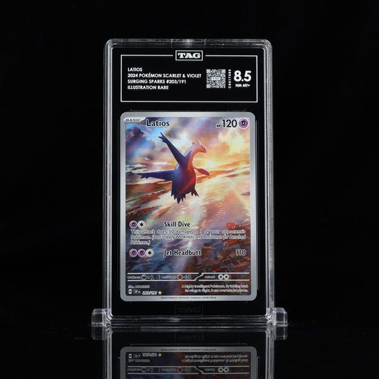 2024 Pokémon Scarlet & Violet #203/191 Latios - TAG 8.5 NM MT+