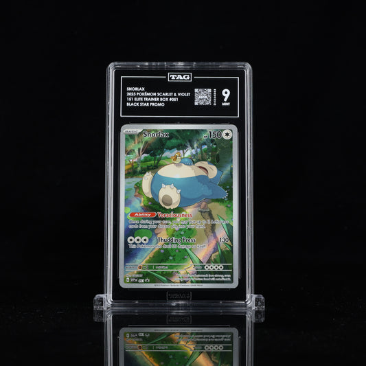2023 Pokémon Scarlet & Violet Black Star Promos #051 Snorlax - TAG 9 MINT