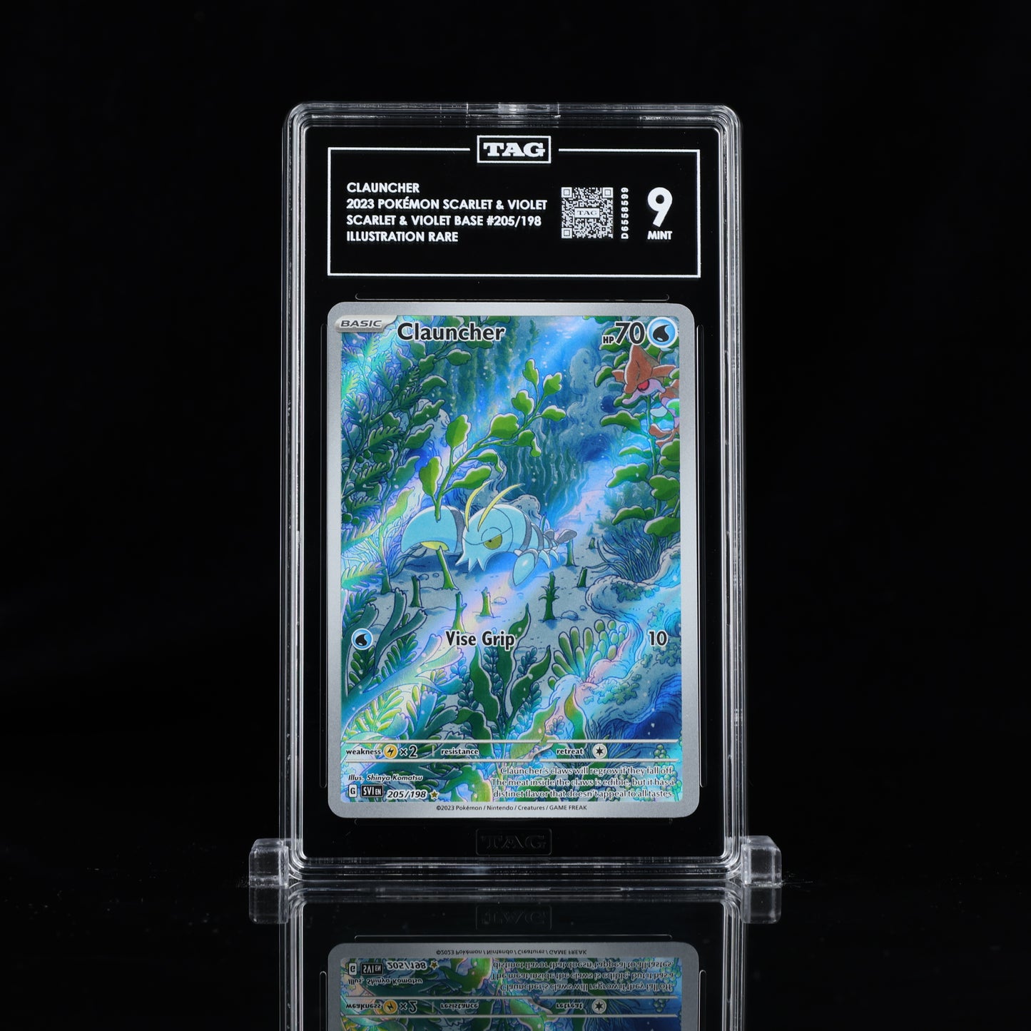 2023 Pokémon Scarlet & Violet #205/198 Clauncher - TAG 9 MINT