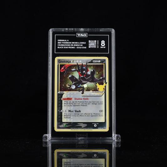 2021 Pokémon Sword & Shield Black Star Promos #SWSH144 Greninja ☆ - TAG 8 NM MT