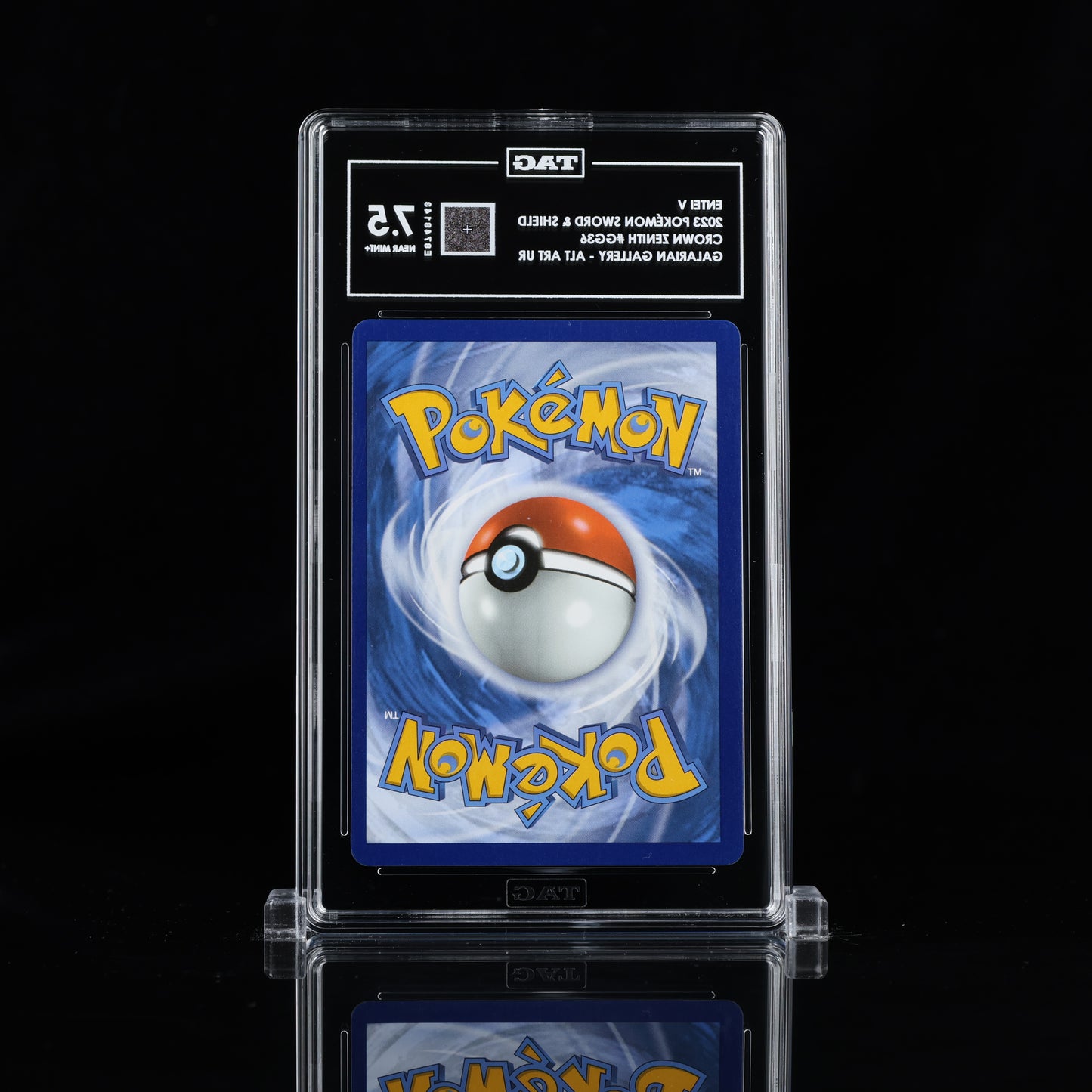 2023 Pokémon Sword & Shield #GG36 Entei V - TAG 7.5 NEAR MINT+