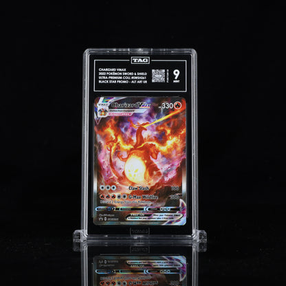 2022 Pokémon Sword & Shield Black Star Promos #SWSH261 Charizard VMAX - TAG 9 MINT