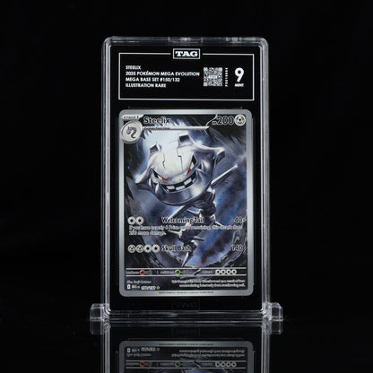 2025 Pokémon Mega Evolution #150/132 Steelix - TAG 9 MINT