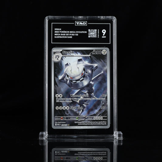 2025 Pokémon Mega Evolution #150/132 Steelix - TAG 9 MINT
