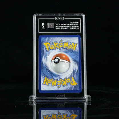 2025 Pokémon Scarlet & Violet Prismatic Evolutions Surprise Box 006/131 Leafeon ex Double Rare - "Prismatic Evolutions" Stamp - TAG MINT 9