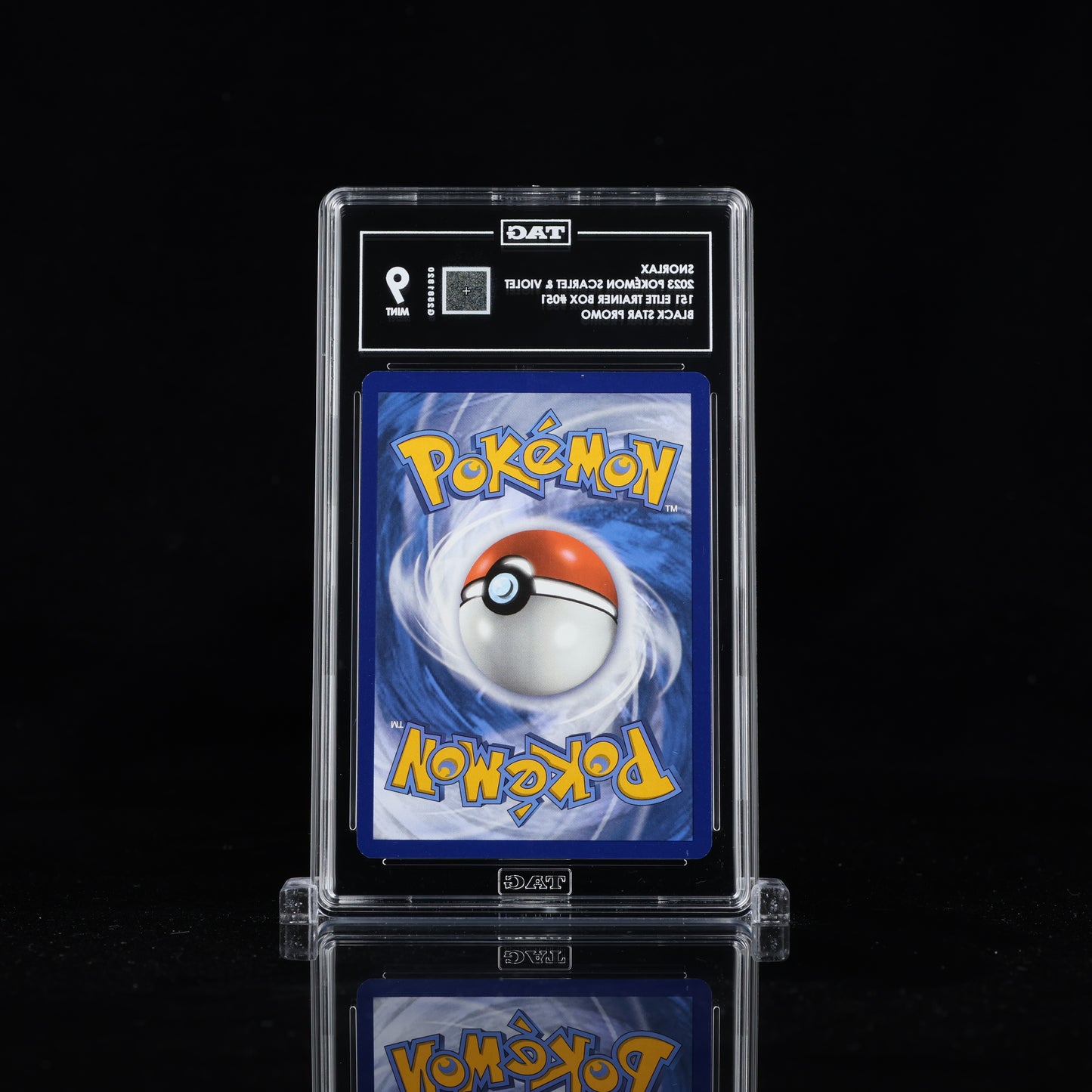 2023 Pokémon Scarlet & Violet Black Star Promos #051 Snorlax - TAG 9 MINT