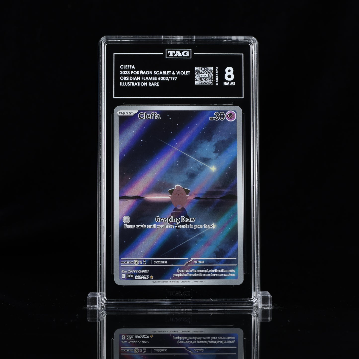 2023 Pokémon Scarlet & Violet #202/197 Cleffa - TAG 8 NM MT