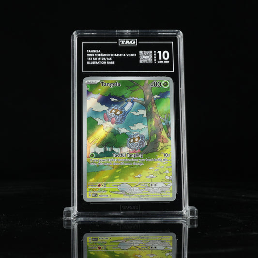 2023 Pokémon Scarlet & Violet 151 178/165 Tangela Illustration Rare - TAG GEM MINT 10