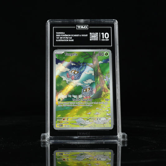 2023 Pokémon Scarlet & Violet 151 178/165 Tangela Illustration Rare - TAG GEM MINT 10