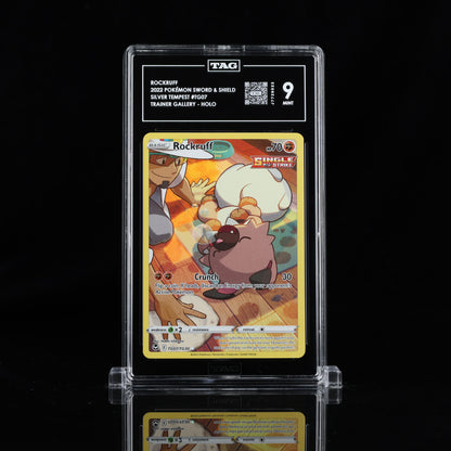 2022 Pokémon Sword & Shield #TG07 Rockruff - TAG 9 MINT