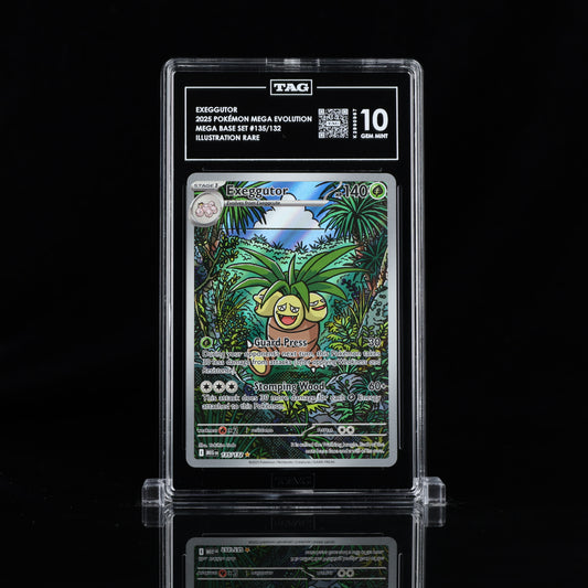 2025 Pokémon Mega Evolution #135/132 Exeggutor - TAG 10 GEM MINT