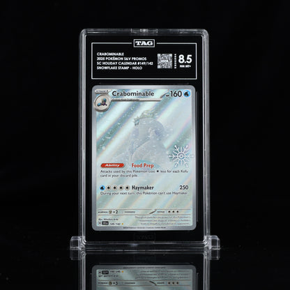 2025 Pokémon Scarlet & Violet Promos #149/142 Crabominable - TAG 8.5 NM MT+