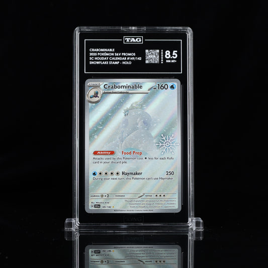2025 Pokémon Scarlet & Violet Promos #149/142 Crabominable - TAG 8.5 NM MT+