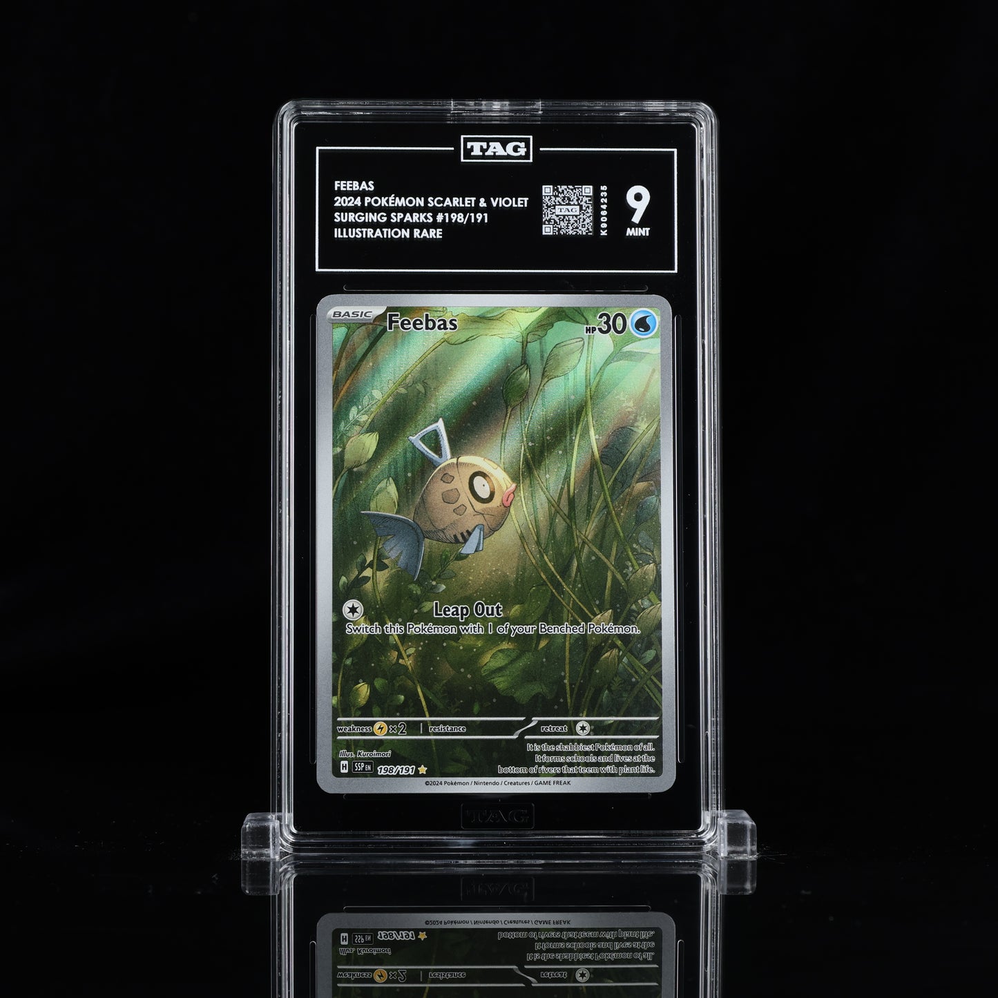 2024 Pokémon Scarlet & Violet #198/191 Feebas - TAG 9 MINT