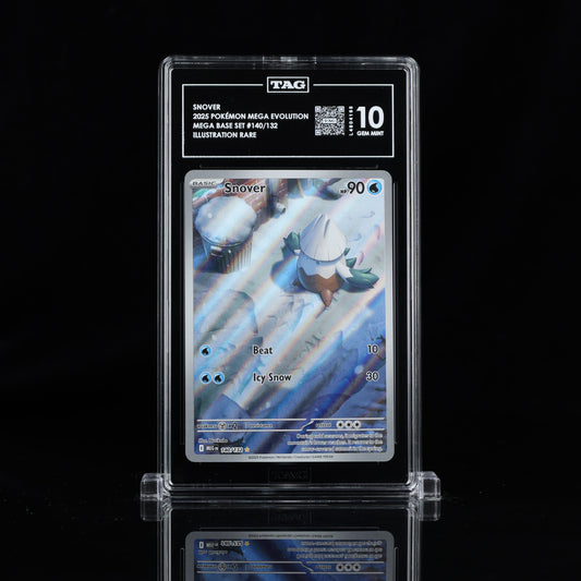 2025 Pokémon Mega Evolution #140/132 Snover - TAG 10 GEM MINT