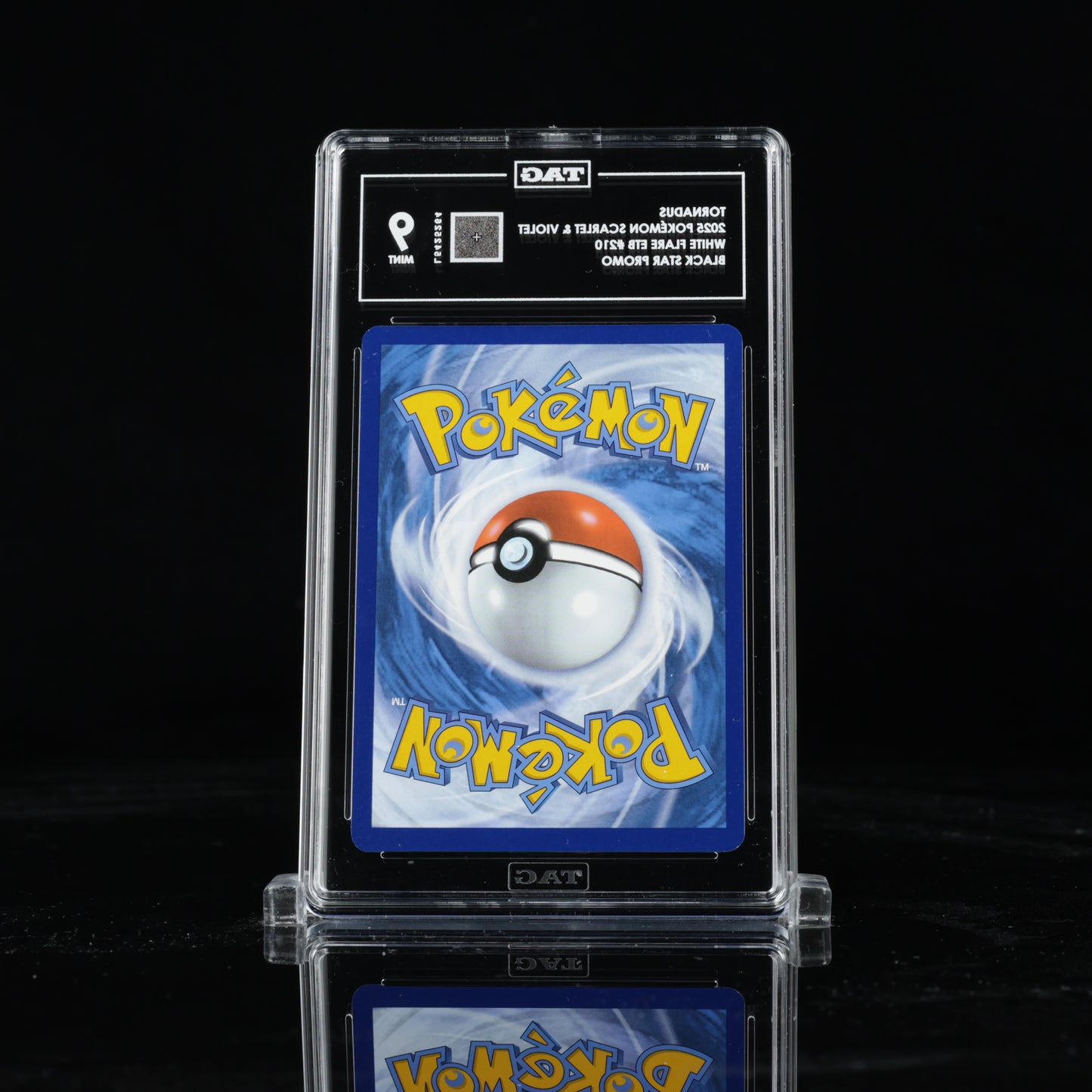 2025 Pokémon Scarlet & Violet Black Star Promos White Flare Elite Trainer Box 210 Tornadus Holo - TAG MINT 9