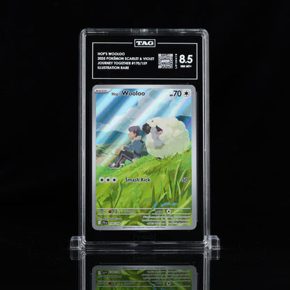 2025 Pokémon Scarlet & Violet #170/159 Hop's Wooloo - TAG 8.5 NM MT+