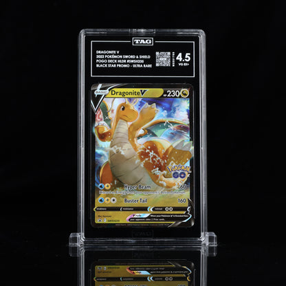 2022 Pokémon Sword & Shield Black Star Promos #SWSH235 Dragonite V - TAG 4.5 VG EX+