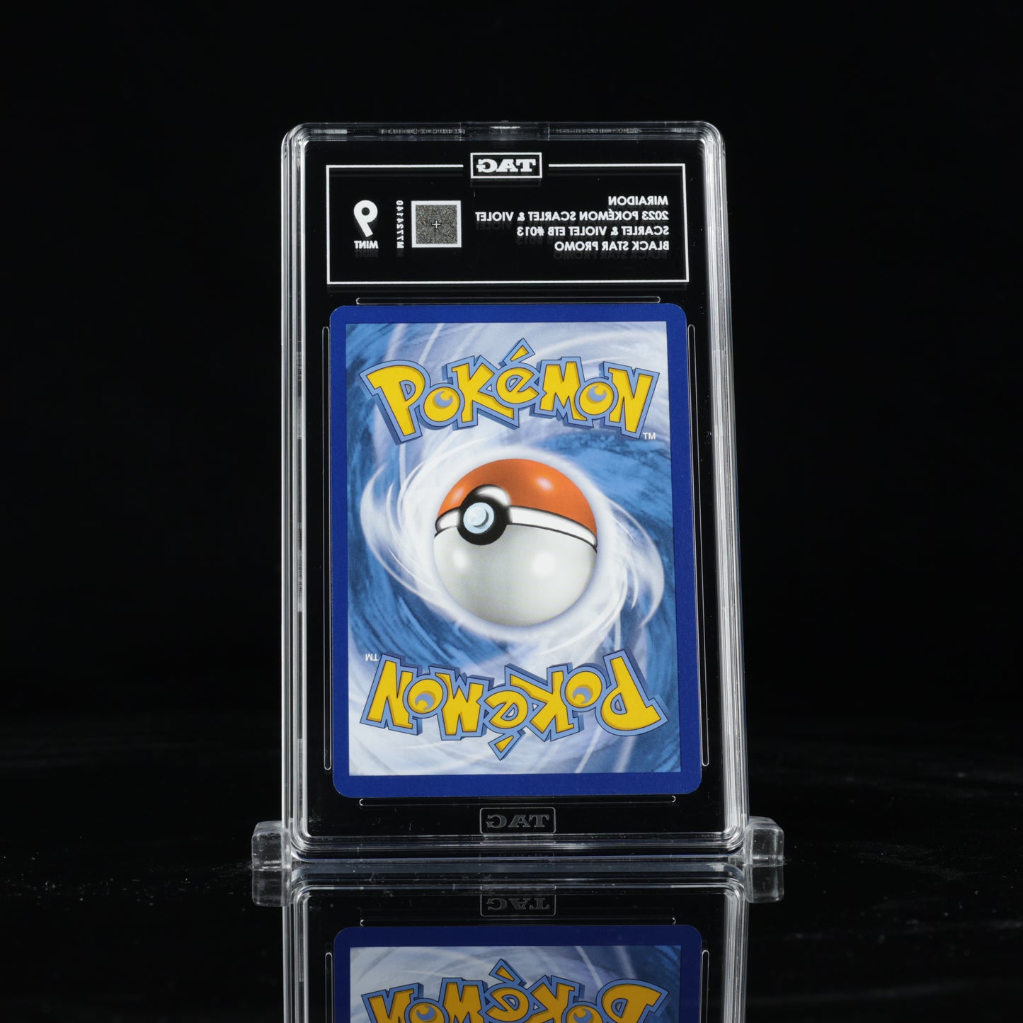 2023 Pokémon Scarlet & Violet Black Star Promos Scarlet & Violet Elite Trainer Box 013 Miraidon  - TAG MINT 9