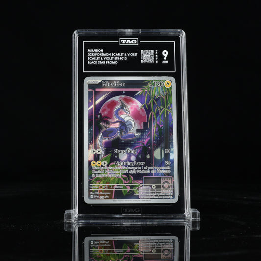 2023 Pokémon Scarlet & Violet Black Star Promos Scarlet & Violet Elite Trainer Box 013 Miraidon  - TAG MINT 9