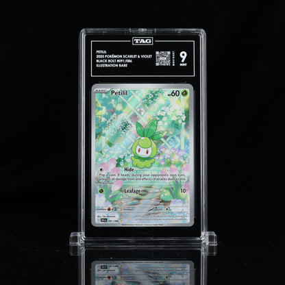 2025 Pokémon Scarlet & Violet #091/086 Petilil - TAG 9 MINT