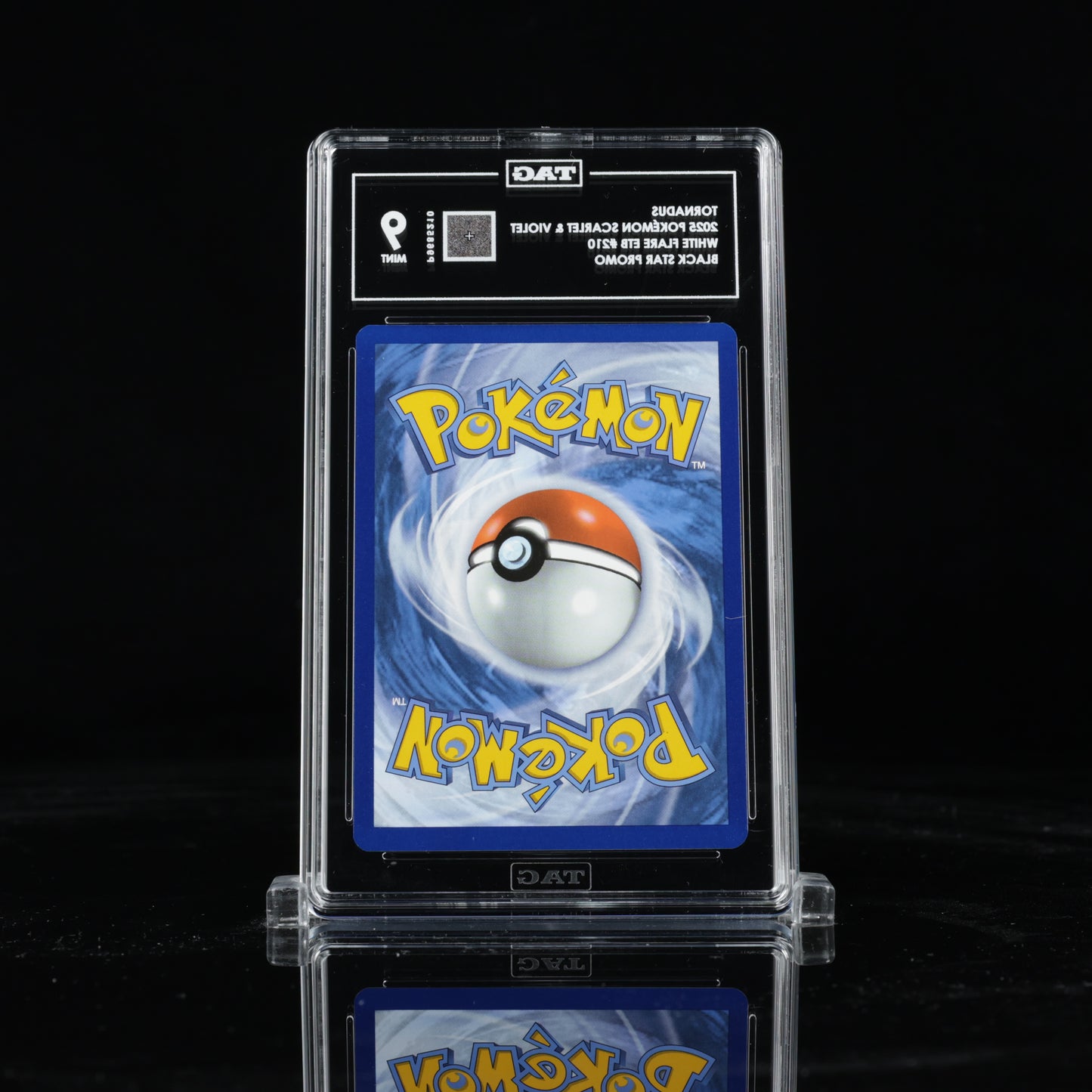 2025 Pokémon Scarlet & Violet Black Star Promos White Flare Elite Trainer Box 210 Tornadus Holo - TAG MINT 9