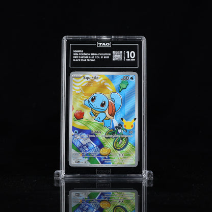 2026 Pokémon Mega Evolution Black Star Promos #039 Squirtle - TAG 10 GEM MINT