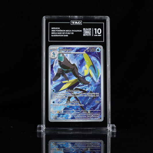 2025 Pokémon Mega Evolution #142/132 Inteleon - TAG 10 GEM MINT