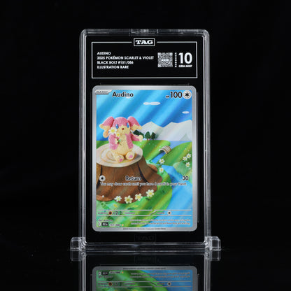 2025 Pokémon Scarlet & Violet #151/086 Audino - TAG 10 GEM MINT