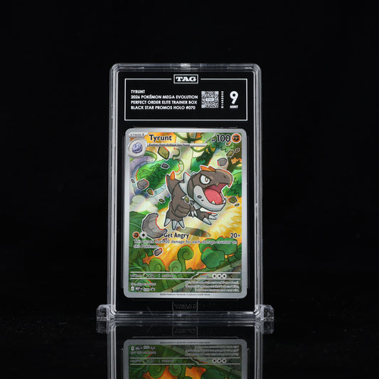 2026 Pokémon Mega Evolution Black Star Promos #070 Tyrunt - TAG 9 MINT