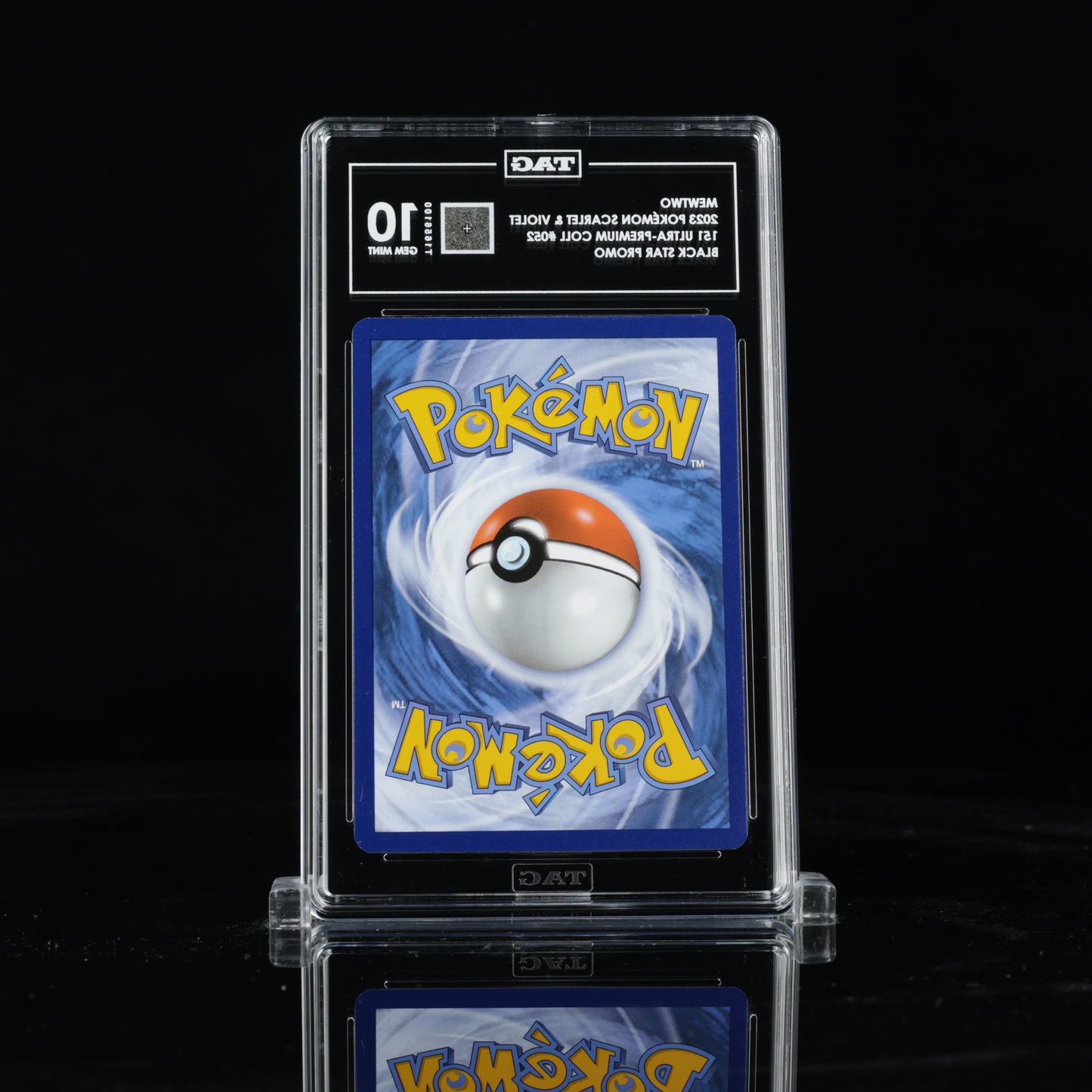 2023 Pokémon Scarlet & Violet Black Star Promos 151 Ultra-Premium Collection 052 Mewtwo  - TAG GEM MINT 10