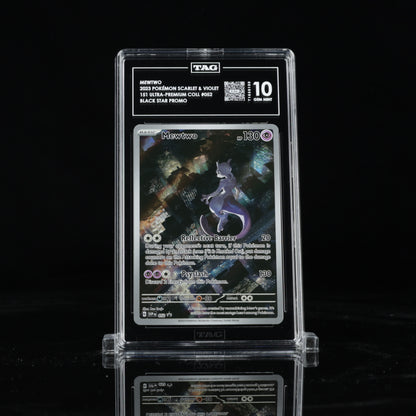 2023 Pokémon Scarlet & Violet Black Star Promos 151 Ultra-Premium Collection 052 Mewtwo  - TAG GEM MINT 10
