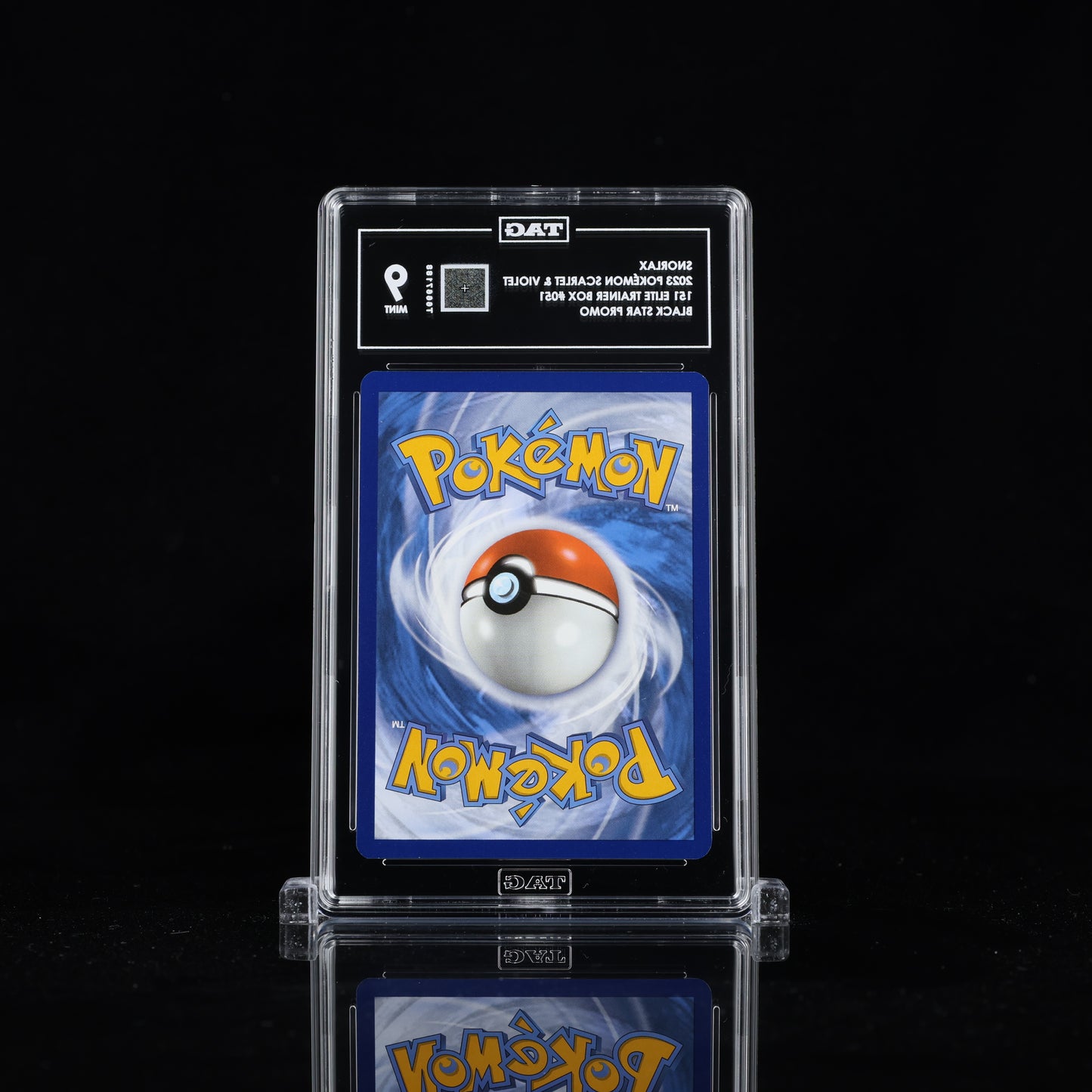 2023 Pokémon Scarlet & Violet Black Star Promos #051 Snorlax - TAG 9 MINT